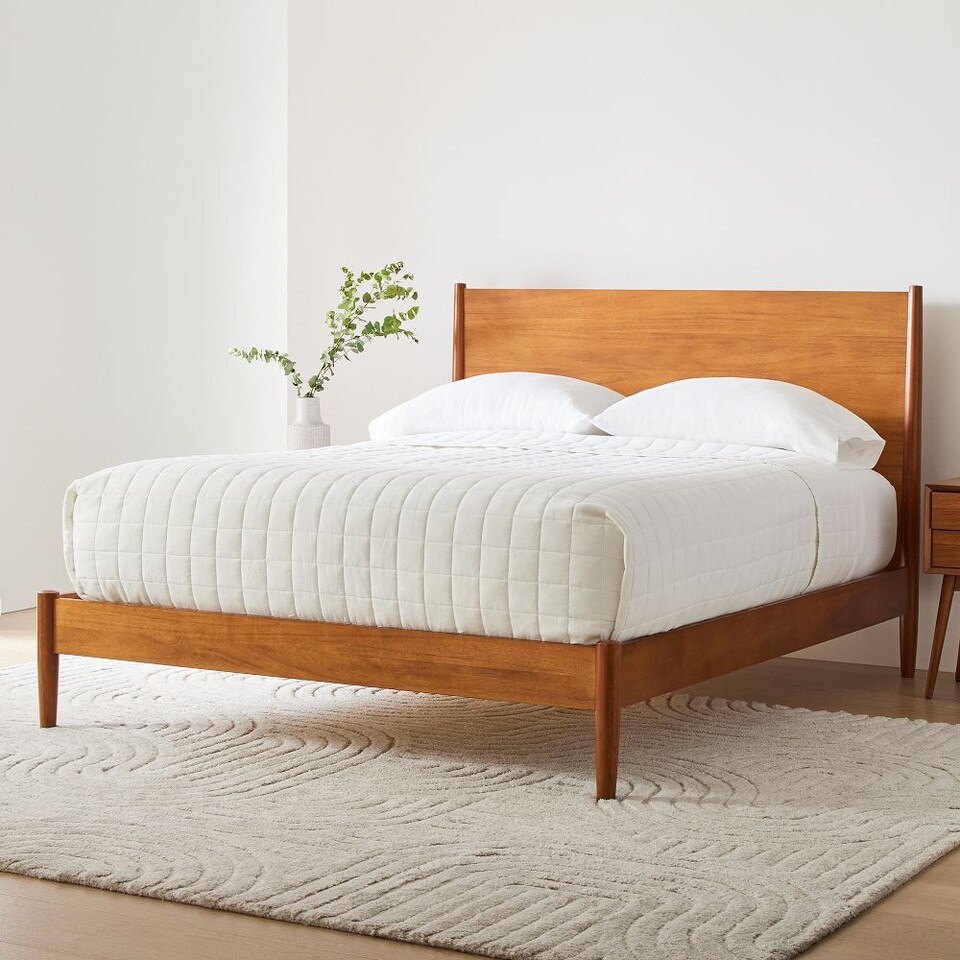 Mid-Century Modern Bed | West Elm UK